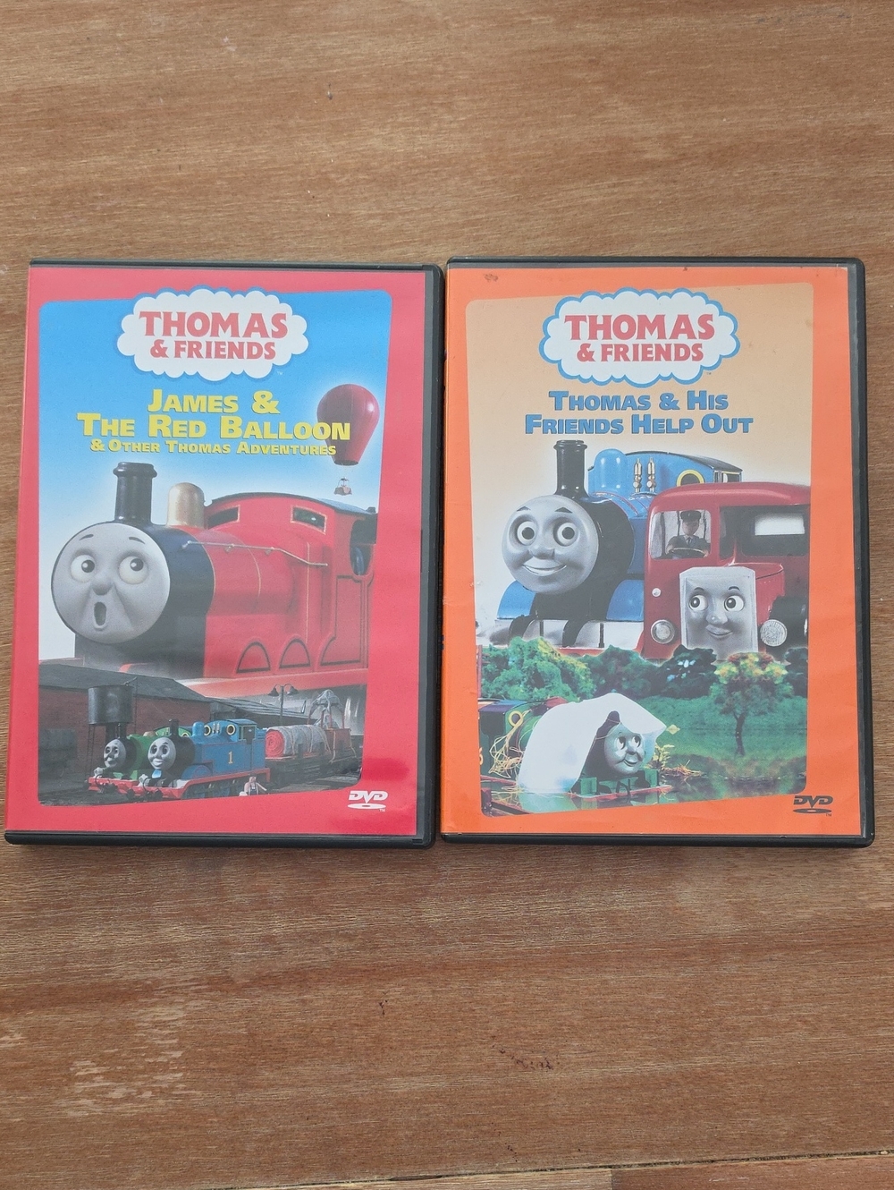 Thomas & Friends DVD Bundle- James & The Red Balloon Thomas & His Friends Help O